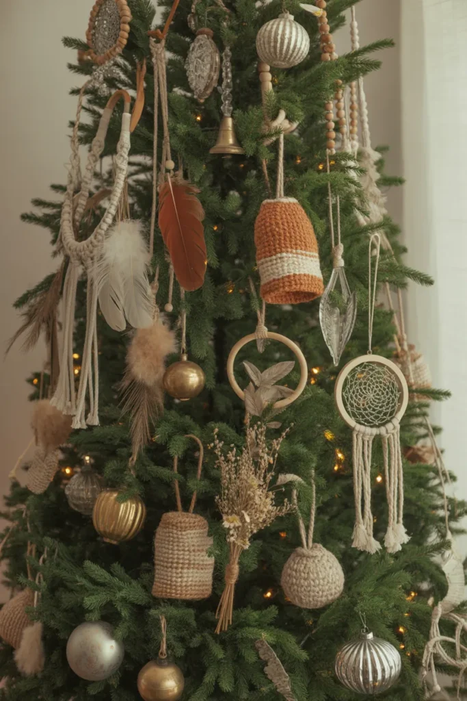 23 Boho Christmas Tree Decorating Ideas to Love 12 11 6