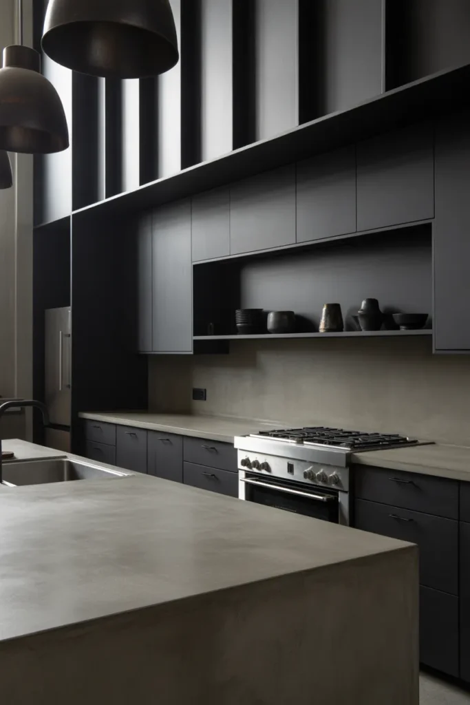 24 Black Kitchen Cabinet Ideas for a Sleek Look 13 12 3