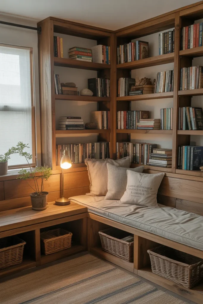 21 Cozy Rustic Reading Nook Ideas for Any Home 13 12 38