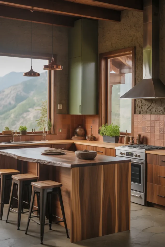22 Mountain Kitchen Ideas with Rustic Modern Style 14 13 2