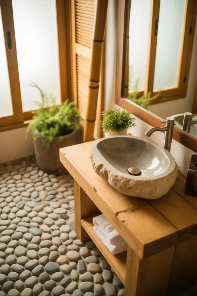 24 Calming Ranch Bathroom Ideas with Rustic Style 14 13 21