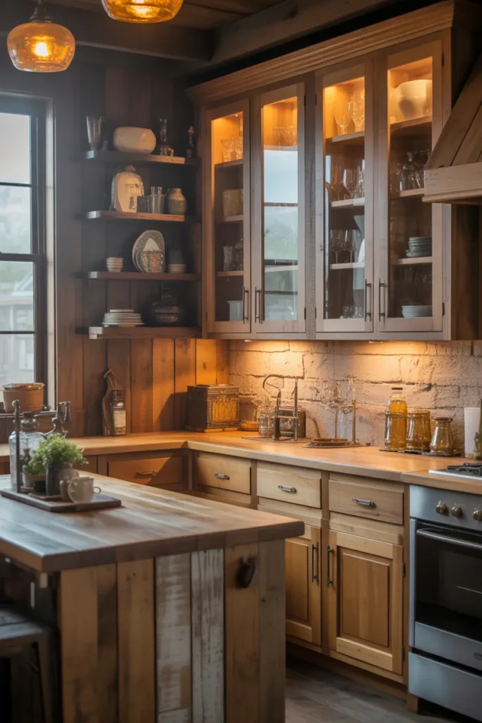 22 Mountain Kitchen Ideas with Rustic Modern Style 15 14 2