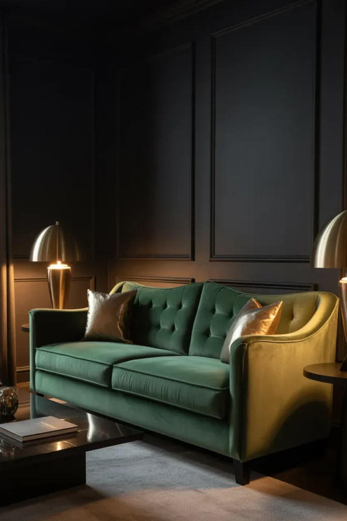 25 Dark Living Room Ideas That Feel Cozy 15 14 44