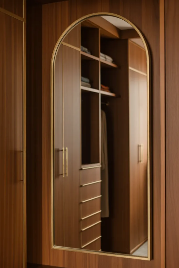 24 Warm Mid Century Modern Walk-In Wardrobe Ideas 15 14 55