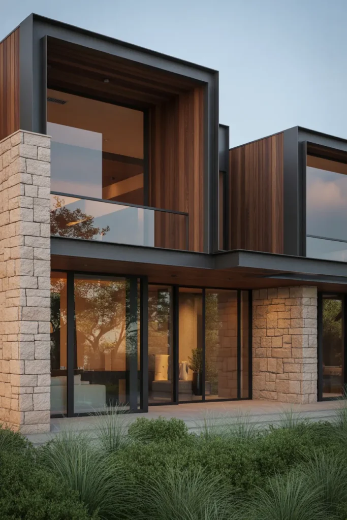 21 Rustic Organic Modern Home Exterior Ideas 15 14 78