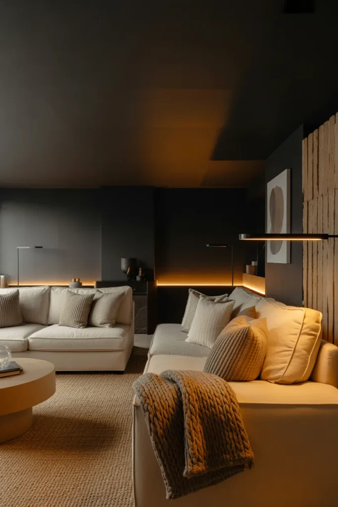 25 Dark Living Room Ideas That Feel Cozy 16 15 44
