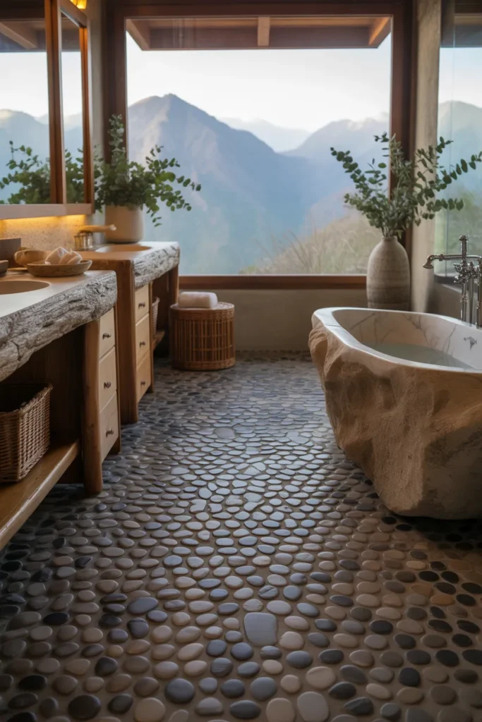 25 Fresh Mountain Bathroom Ideas with Country Charm 17 16 18