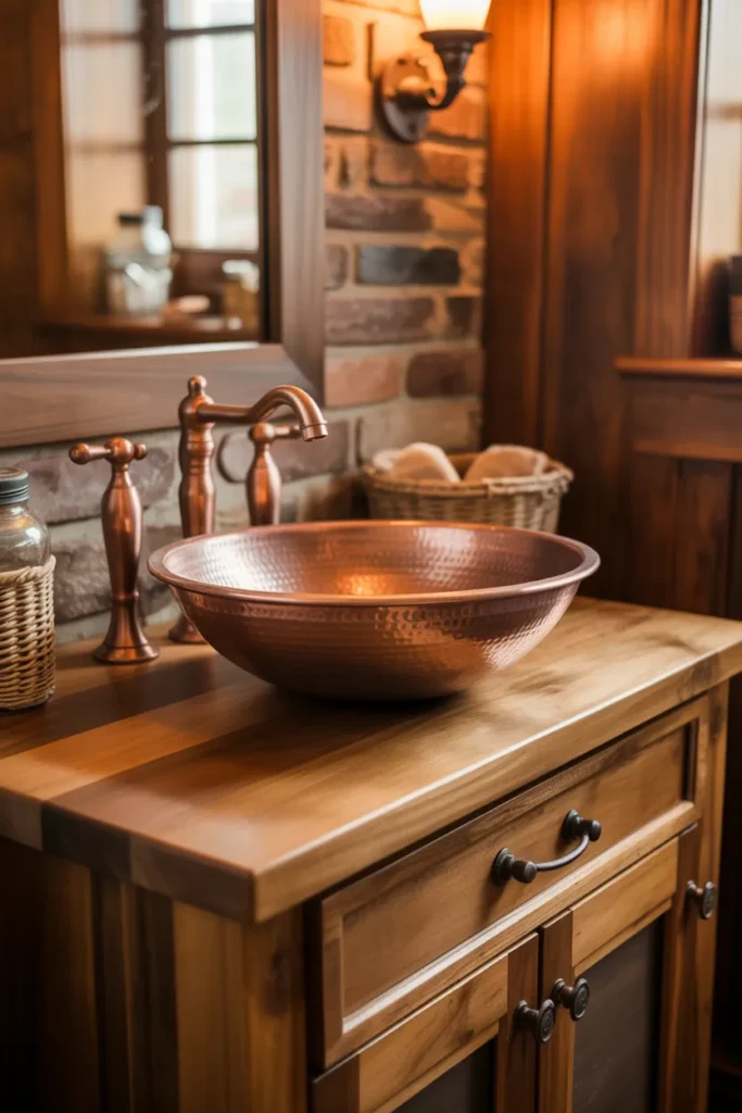 24 Calming Ranch Bathroom Ideas with Rustic Style 17 16 21