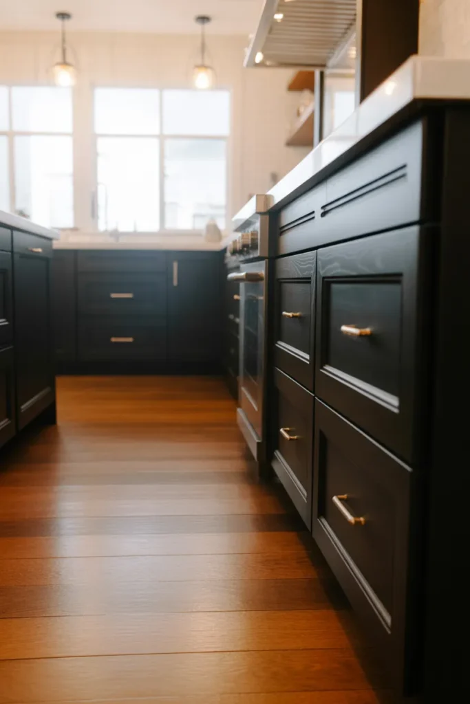 24 Black Kitchen Cabinet Ideas for a Sleek Look 17 16 3