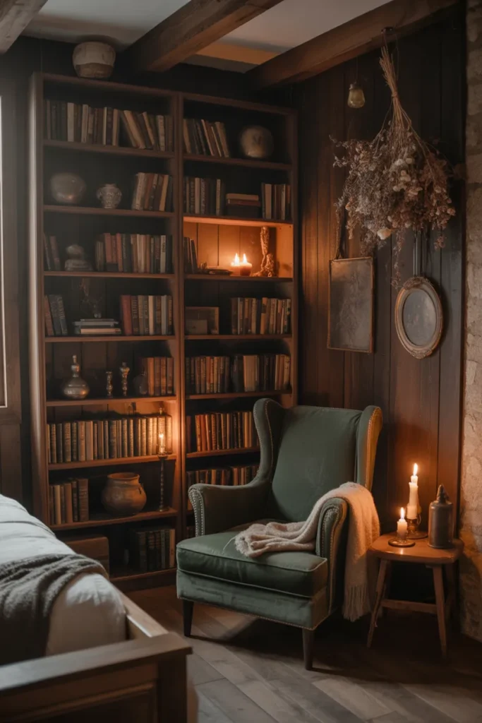 22 Dark Cottagecore Bedrooms with Moody Charm 17 16 42