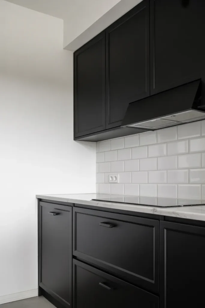 24 Black Kitchen Cabinet Ideas for a Sleek Look 18 17 3