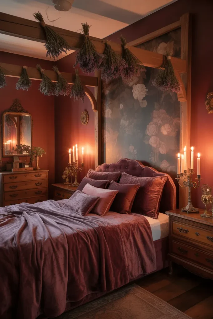22 Dark Cottagecore Bedrooms with Moody Charm 18 17 42