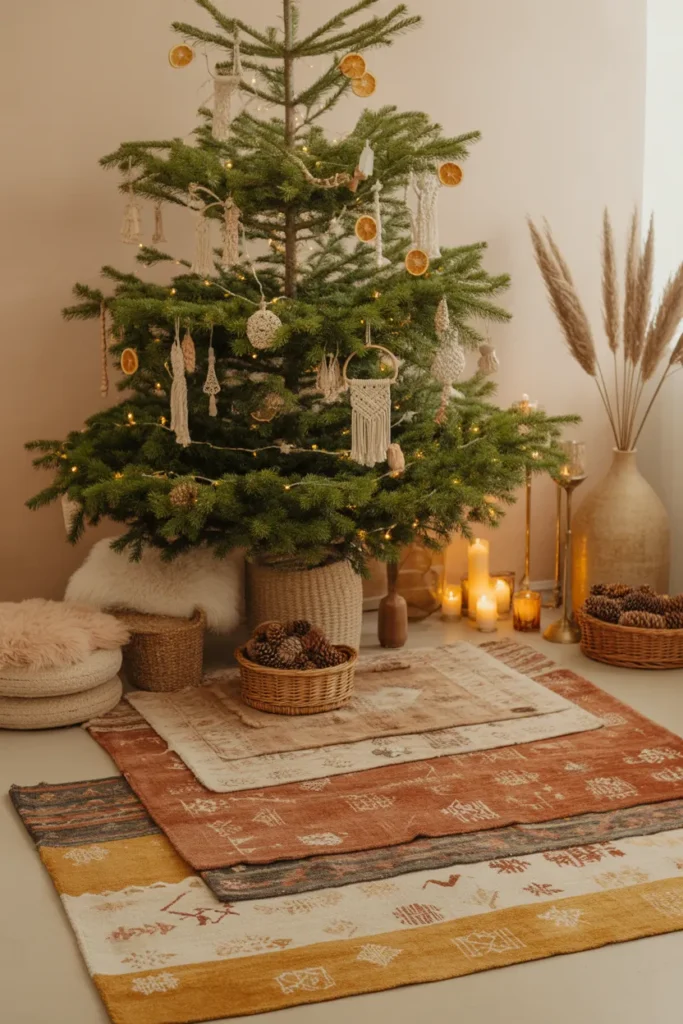 23 Boho Christmas Tree Decorating Ideas to Love 18 17 6