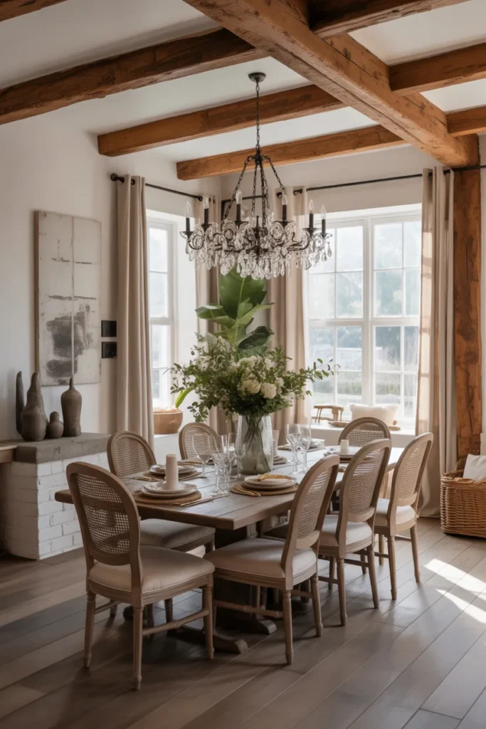 24 Modern Farmhouse Dining Room Ideas to Love 20 19 37