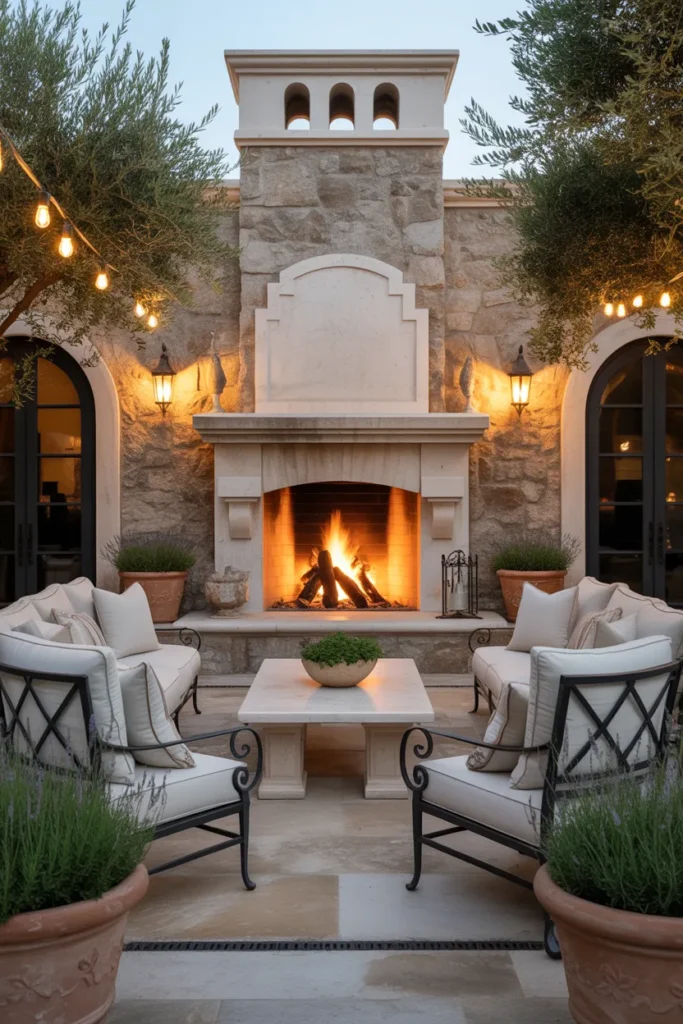 25 Stunning Italian Fireplace Ideas for Modern Homes 20 19 65