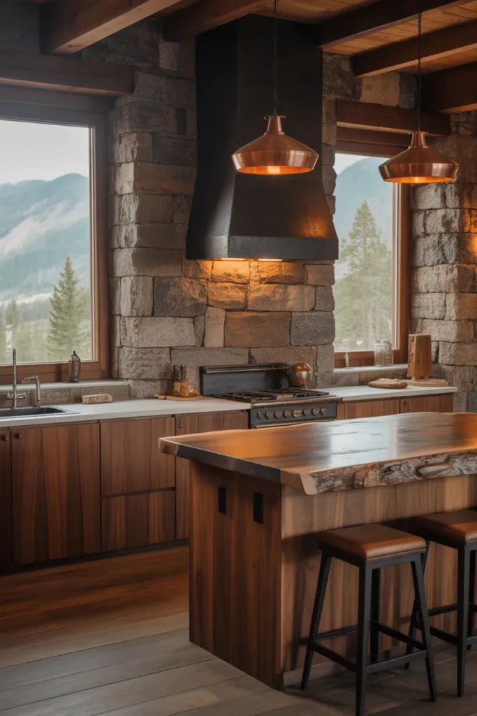 22 Mountain Kitchen Ideas with Rustic Modern Style 3 2 2