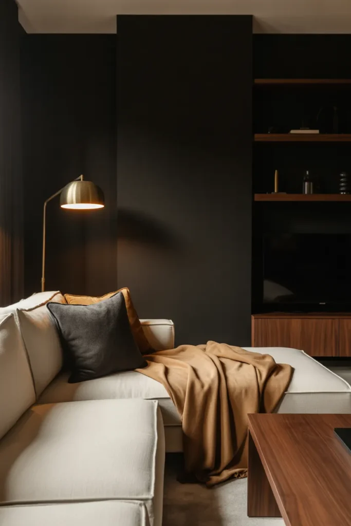 25 Dark Living Room Ideas That Feel Cozy 3 2 44