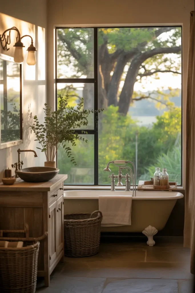 24 Calming Ranch Bathroom Ideas with Rustic Style 21 20 21