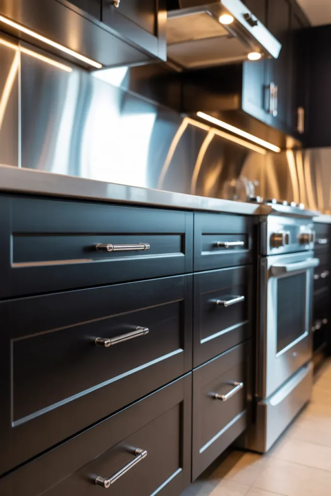 24 Black Kitchen Cabinet Ideas for a Sleek Look 21 20 3
