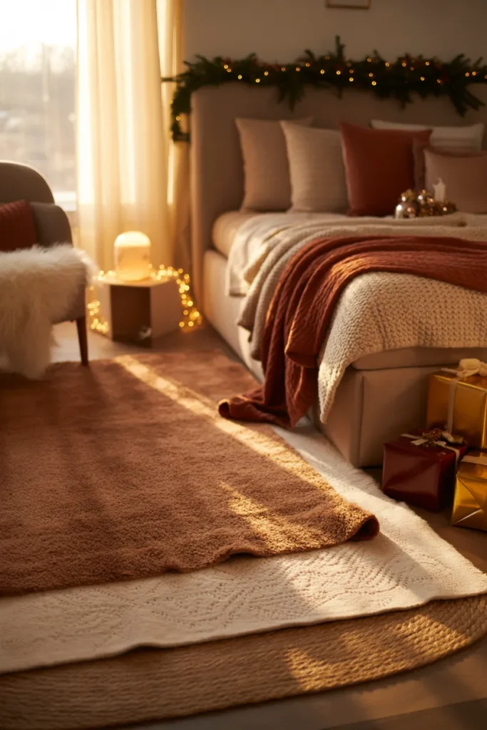 23 Christmas Bedroom Design Ideas for a Cozy Retreat 21 20