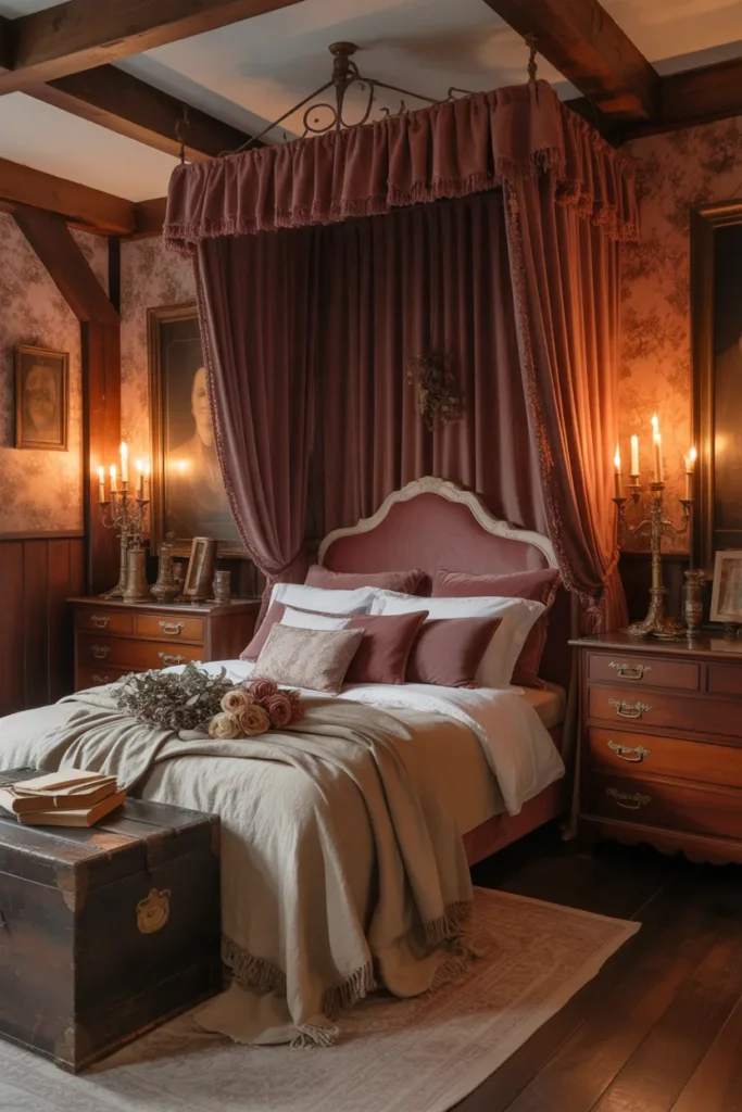 22 Dark Cottagecore Bedrooms with Moody Charm 22 21 42