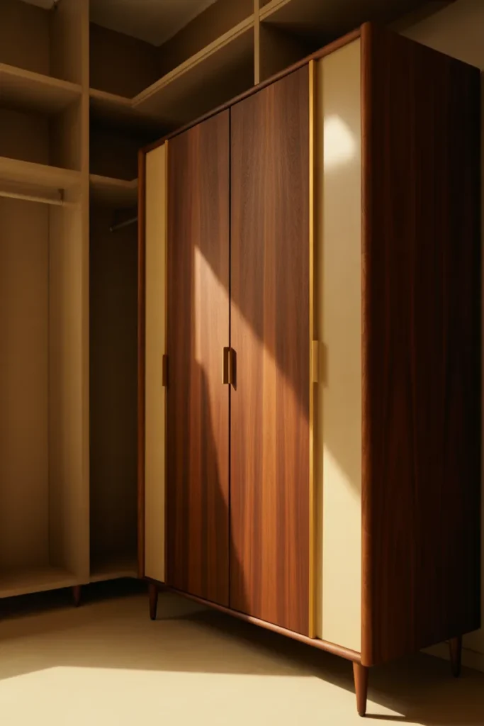 24 Warm Mid Century Modern Walk-In Wardrobe Ideas 22 21 55