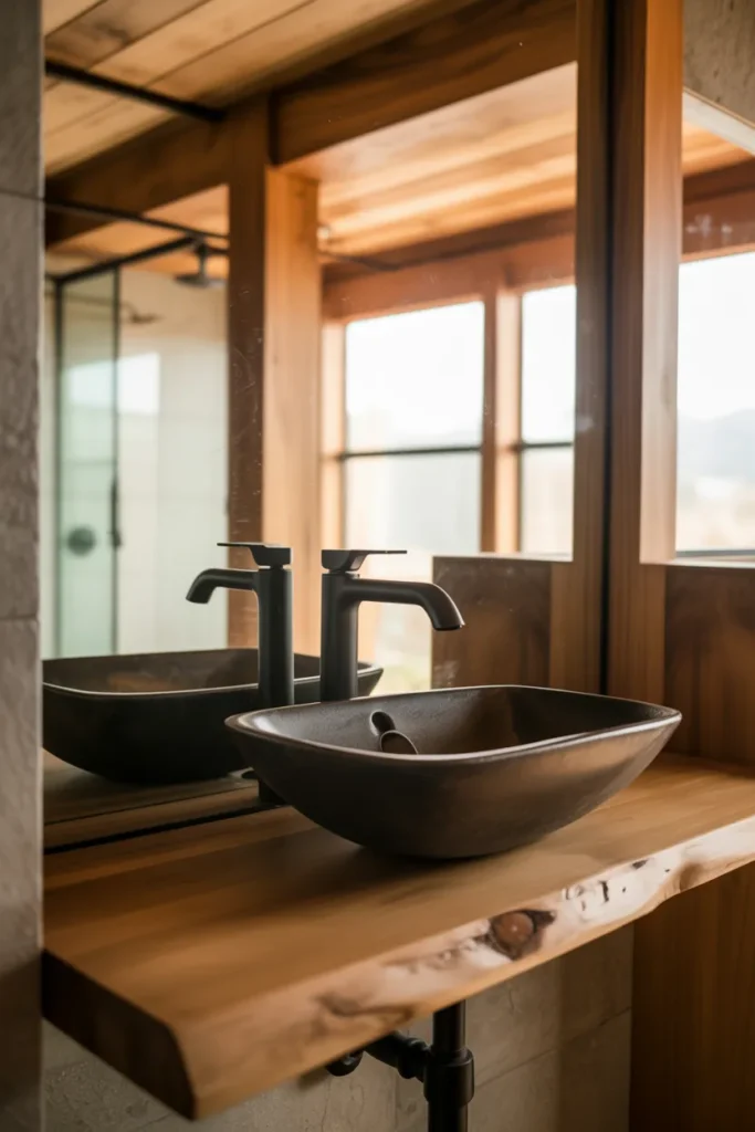 24 Calming Ranch Bathroom Ideas with Rustic Style 23 22 16