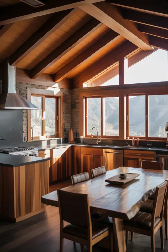 22 Mountain Kitchen Ideas with Rustic Modern Style 23 22 2