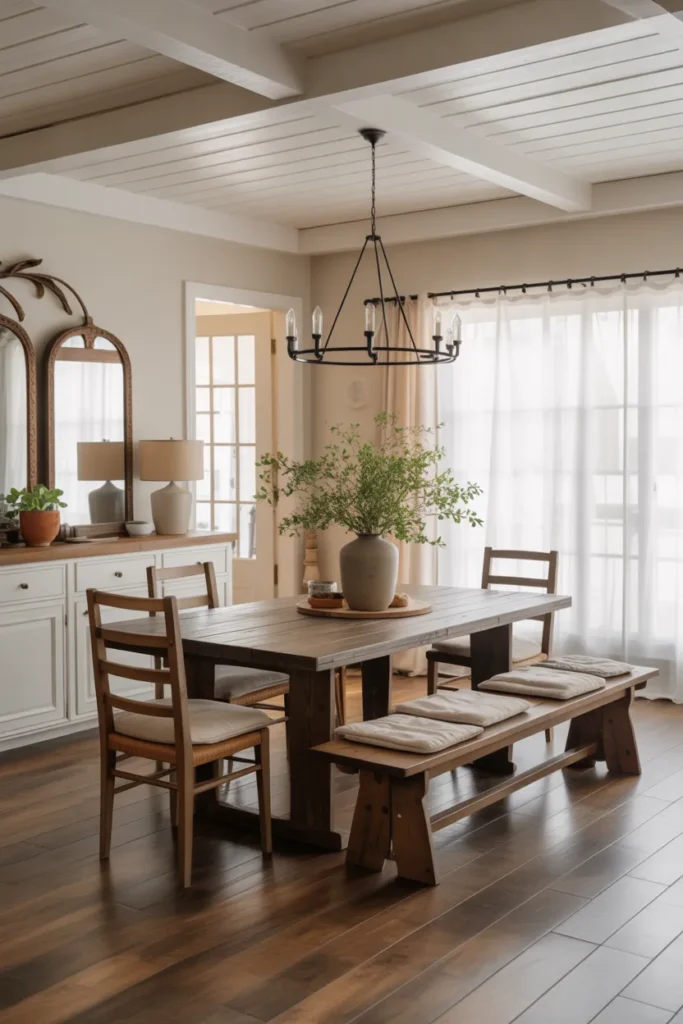 24 Modern Farmhouse Dining Room Ideas to Love 23 22 29