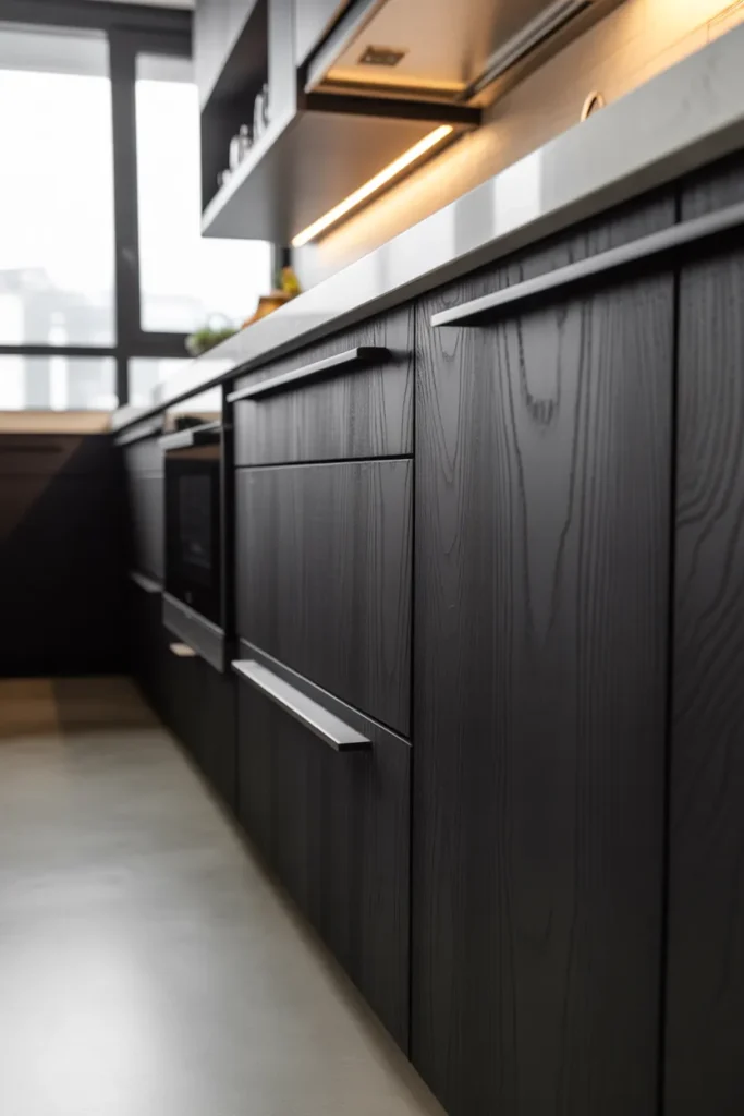 24 Black Kitchen Cabinet Ideas for a Sleek Look 23 22 3