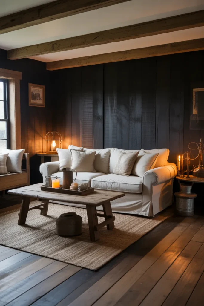25 Dark Living Room Ideas That Feel Cozy 23 22 34