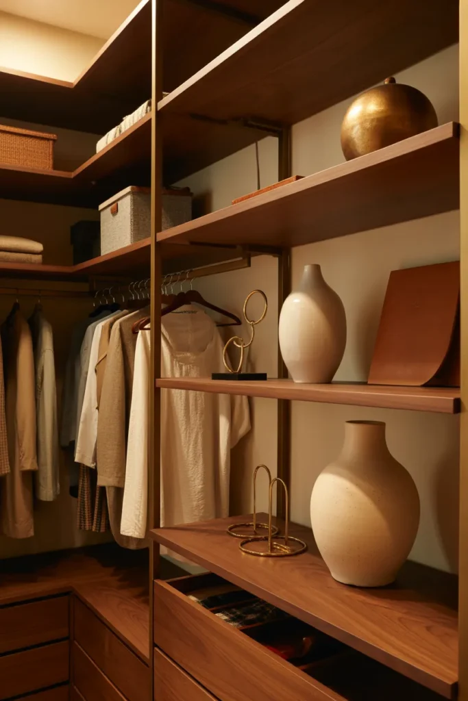 24 Warm Mid Century Modern Walk-In Wardrobe Ideas 23 22 42