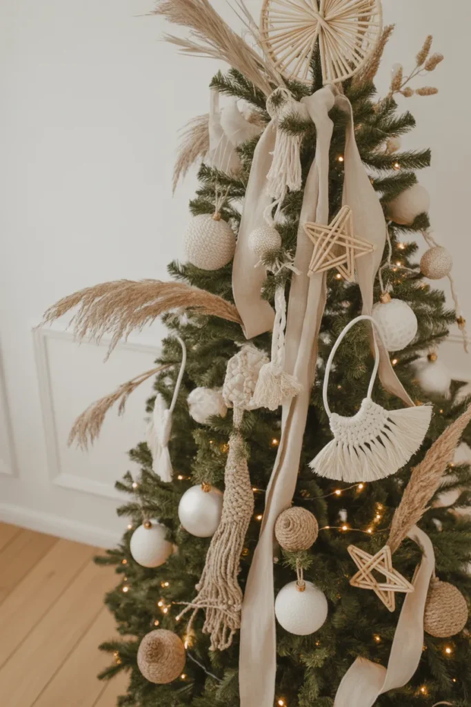 23 Boho Christmas Tree Decorating Ideas to Love 24 23 4