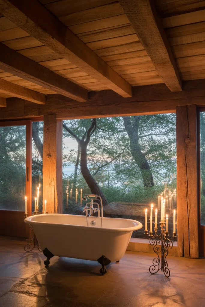 24 Calming Ranch Bathroom Ideas with Rustic Style 4 3 22