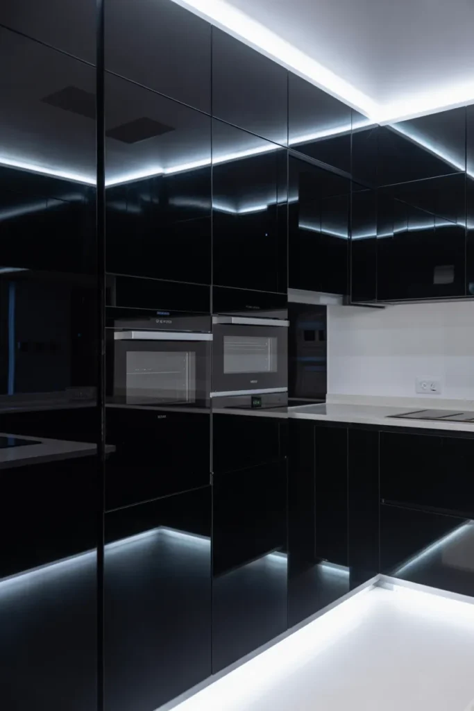 24 Black Kitchen Cabinet Ideas for a Sleek Look 4 3 3