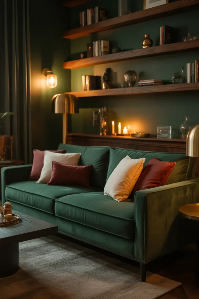 25 Dark Living Room Ideas That Feel Cozy 4 3 44