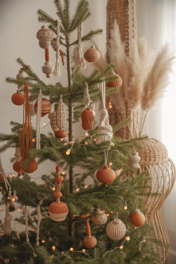 23 Boho Christmas Tree Decorating Ideas to Love 4 3 6