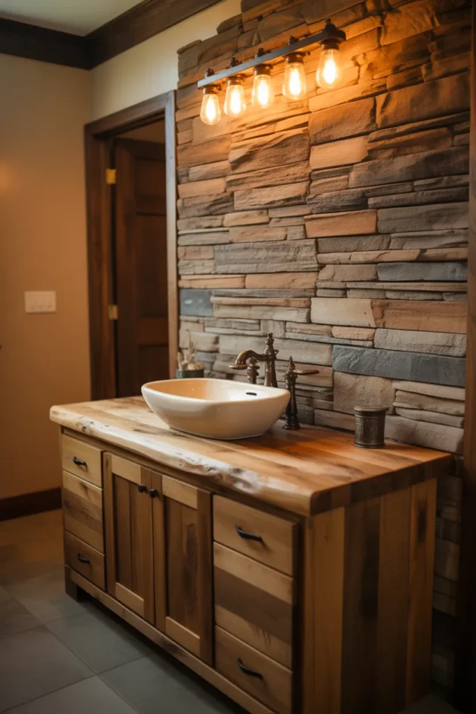 24 Calming Ranch Bathroom Ideas with Rustic Style 5 4 20
