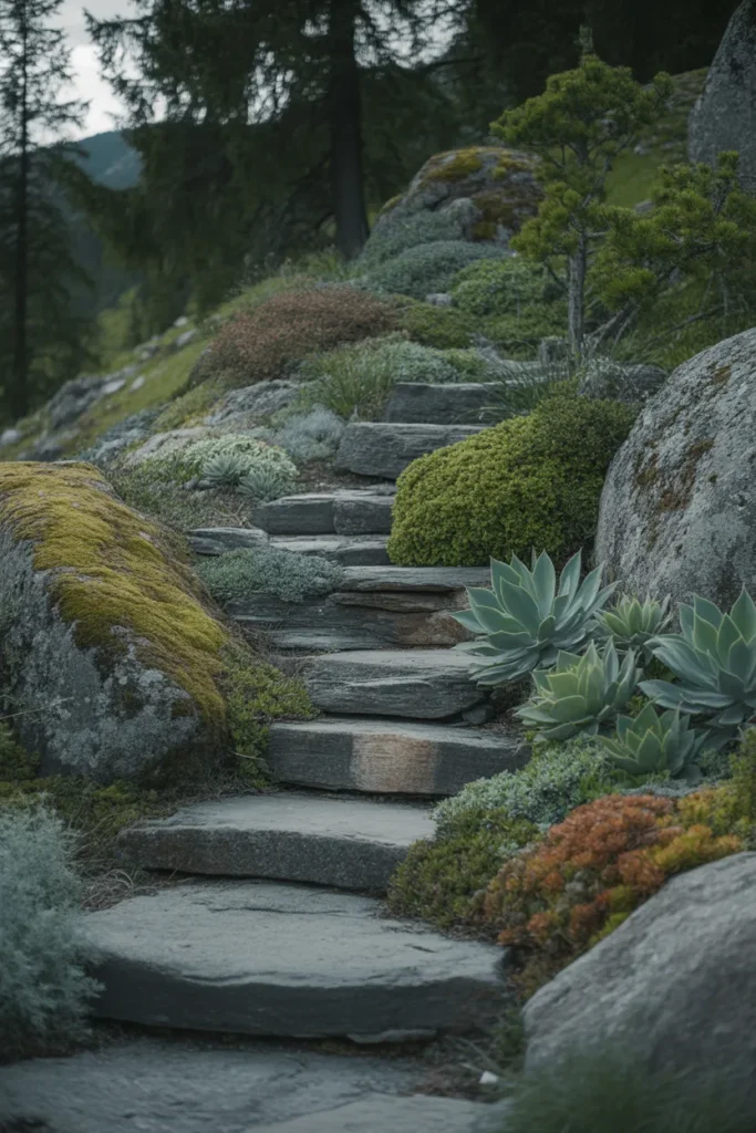 24 Stunning Mountain Garden Ideas for Alpine Living 5 4 30