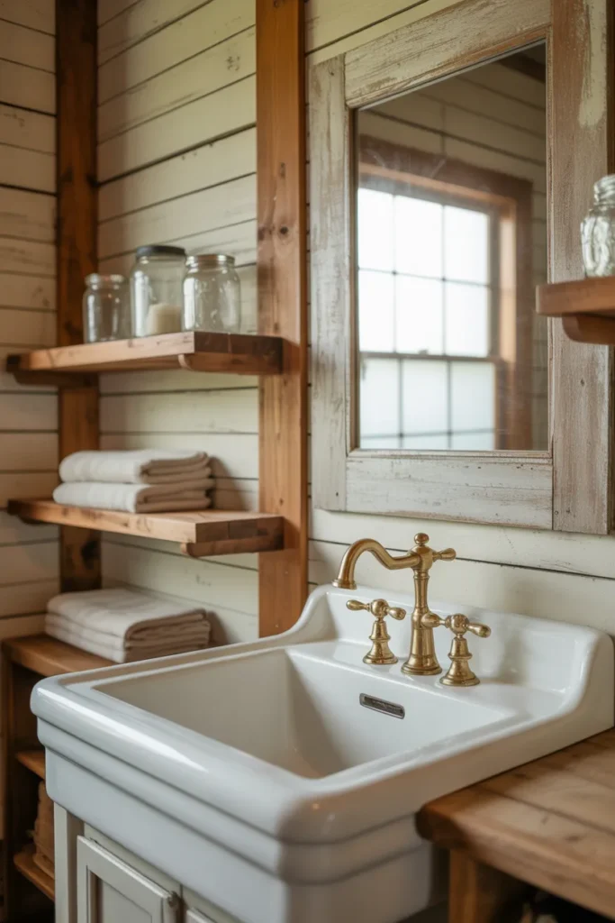 24 Calming Ranch Bathroom Ideas with Rustic Style 6 5 21