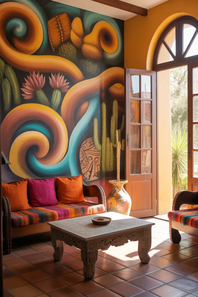 24 Mexican Living Room Aesthetic Ideas to Inspire 6 5 27