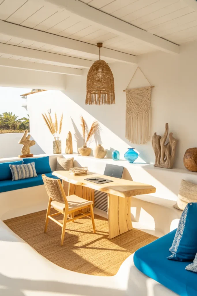 21 Ibiza Style Boho Office Ideas for Remote Work 6 5 62