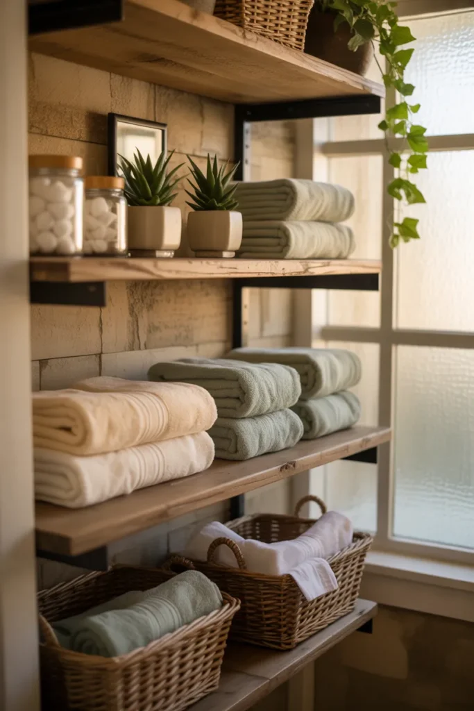 24 Calming Ranch Bathroom Ideas with Rustic Style 7 6 21