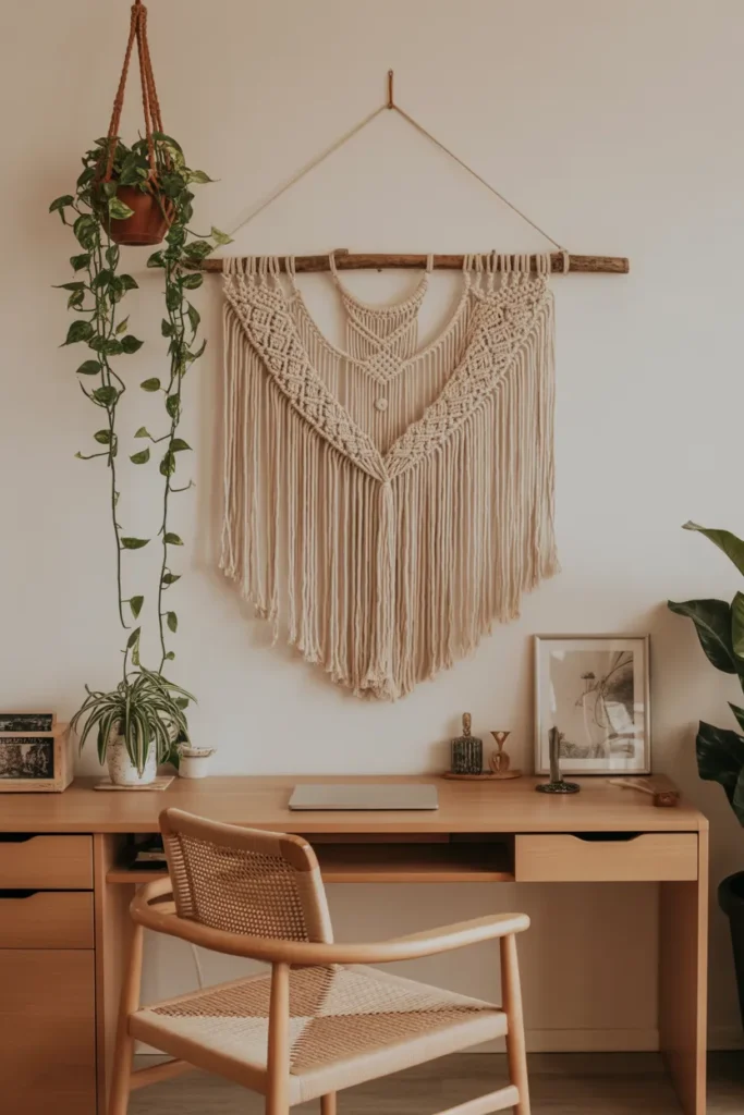 21 Ibiza Style Boho Office Ideas for Remote Work 7 6 62