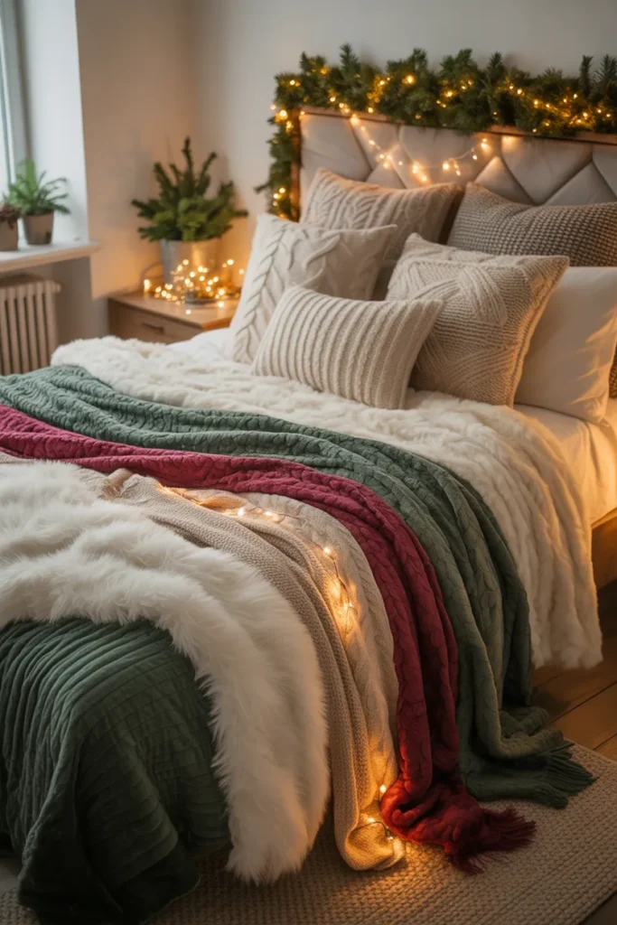 23 Christmas Bedroom Design Ideas for a Cozy Retreat 7 6