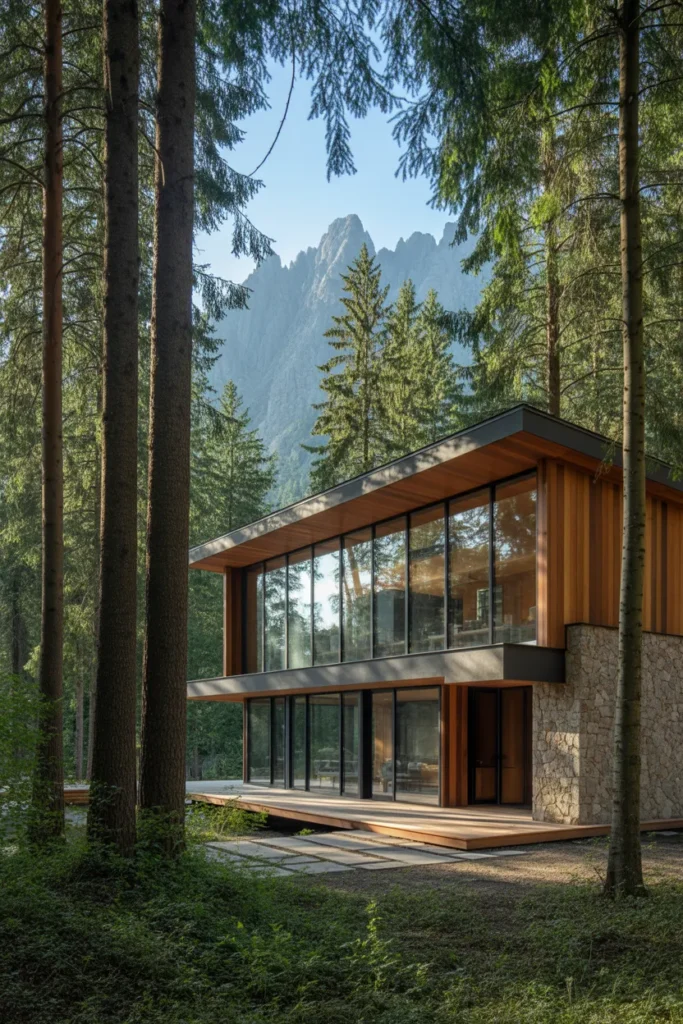 21 Rustic Organic Modern Home Exterior Ideas 7 6 77