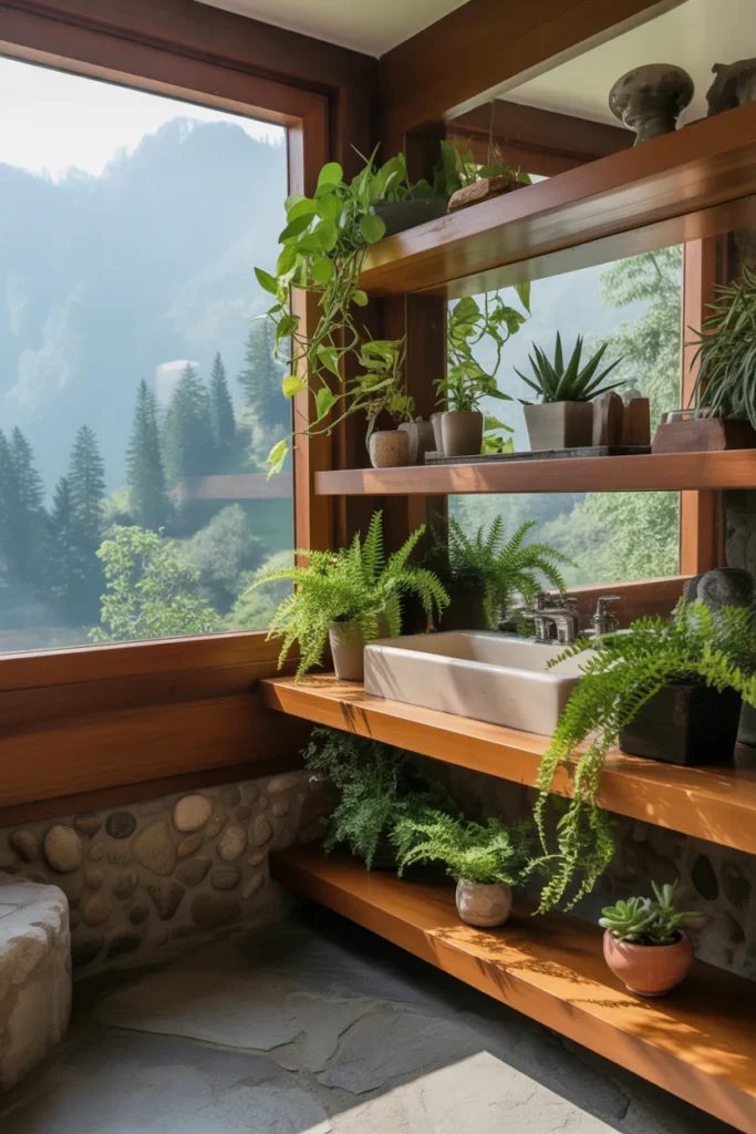 25 Fresh Mountain Bathroom Ideas with Country Charm 9 8 18