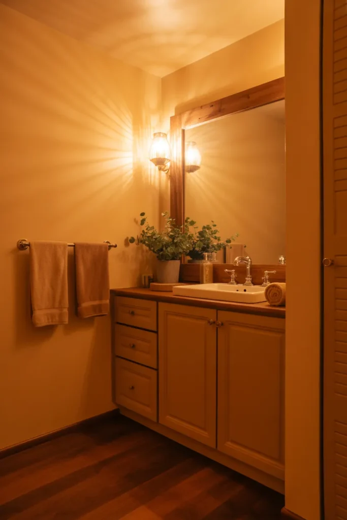 24 Calming Ranch Bathroom Ideas with Rustic Style 9 8 21