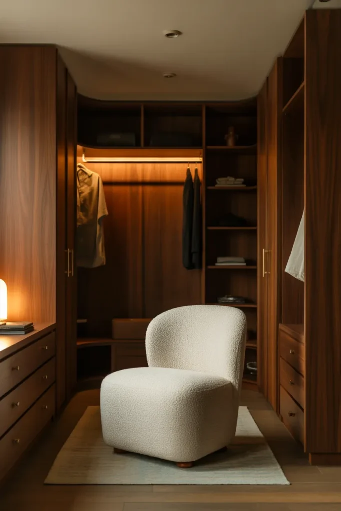 24 Warm Mid Century Modern Walk-In Wardrobe Ideas 9 8 55