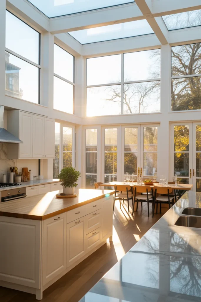 22 Smart Ways to Plan an Open Kitchen 9 8 79